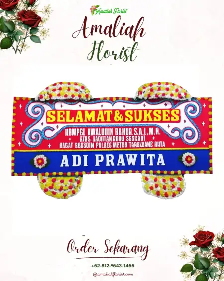 Papan Bunga Ucapan Selamat Sayana