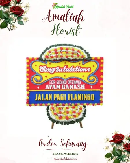 Sewa Papan Bunga Sayana